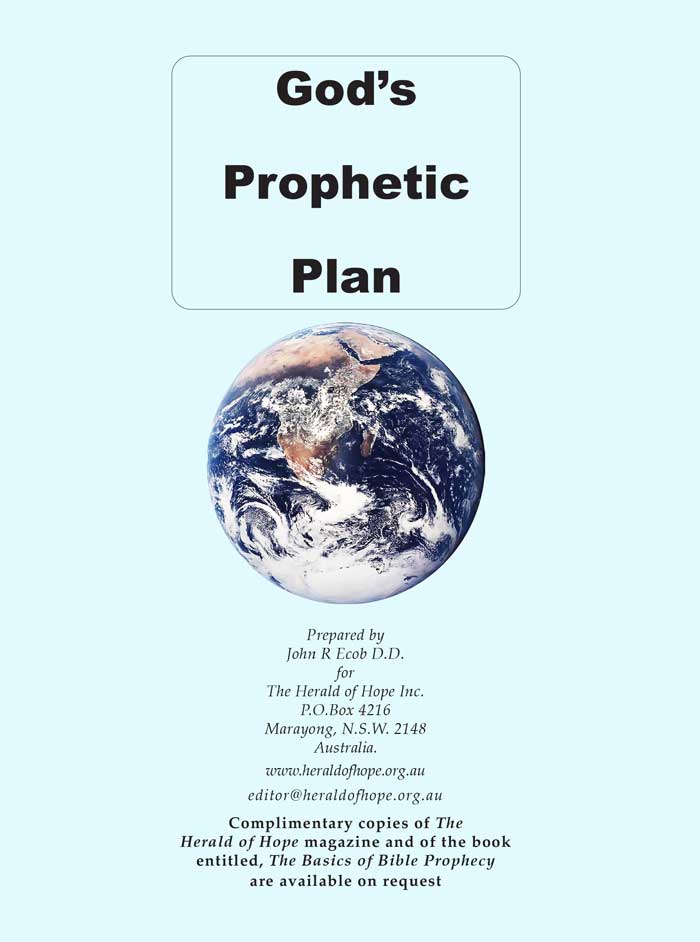God's Prophetic Plan