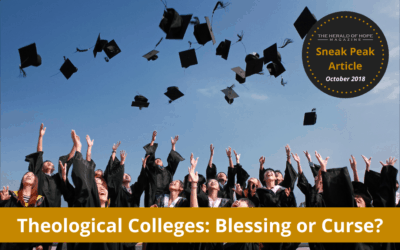 Sneak Peak Article: Theological Colleges – Blessing or Curse?