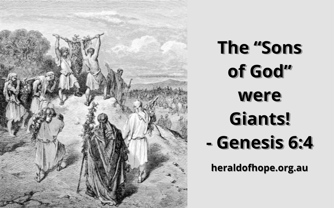 The “Sons of God” were Giants! - Genesis 6:4