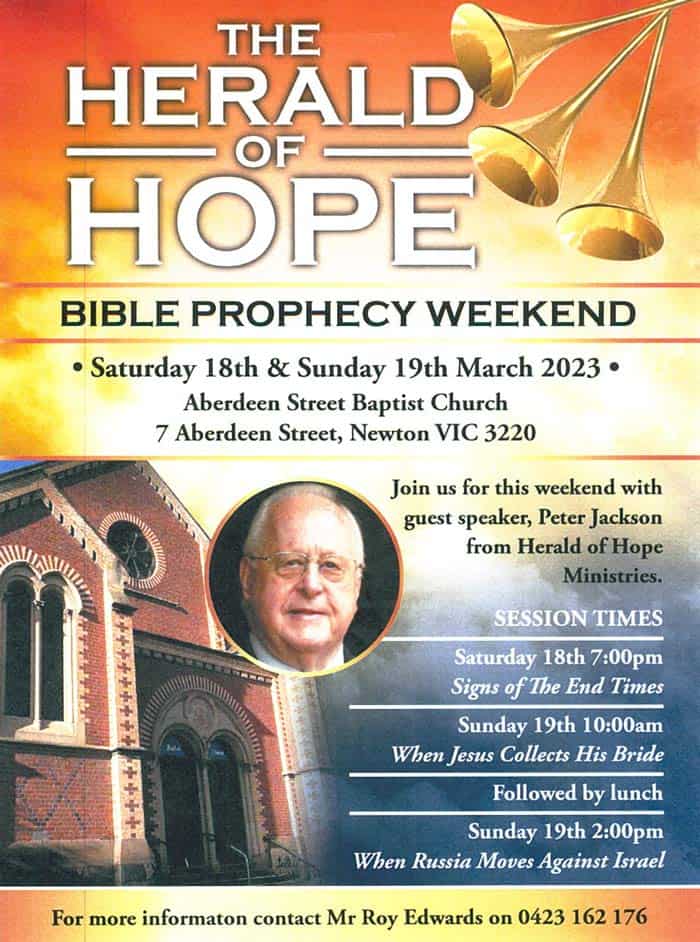 Bible Prophecy Weekend